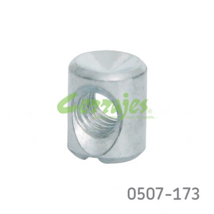 Barril metálico 1/4 x 1/2 20 hilos x pulgada