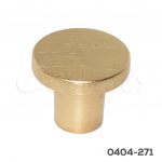 Botón Zamak Ø=33 mm 2107 Z27 Oro cepillado Tornillo #8-32x1"
