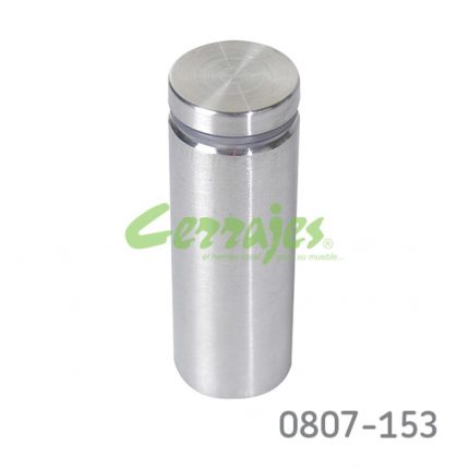 Espaciador inoxidable. de 25 mm de diam y 70 mm de largo