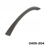 Jaladera Zamak cc 160 mm L=187 mm 4691 Z94 Gris noche Tornillo M4x25mm