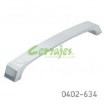 Jaladera Zamak cc 160 mm L=170 mm 4427 Z22 Niquel cepillado Tornillo M4x25mm