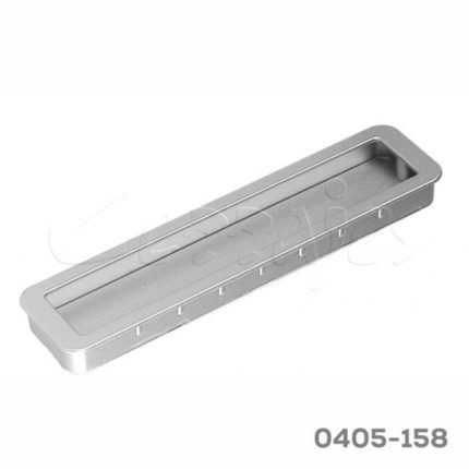 Jaladera de embutir Zamak cc 35x150 mm 4652 Z95 Gris cromo Tornillo M4x25mm