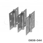 Bisagra de libro Inoxidable 76x76x2 mm (3''x3'') con 2 baleros, caja con 3 bisagras