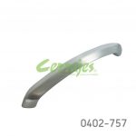 Jaladera Zamak cc 160 mm L=185 mm 4560 Z22 Niquel cepillado Tornillo M4x25mm