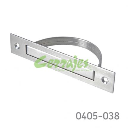 Jaladera de embutir gancho extraible Acero Inoxidable cc 90 mm L=135 mm 4536 I14 cepillado M4,5x25mm