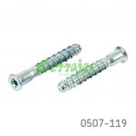 Tornillo conector hex sin punta 7 x 50 mm zincado