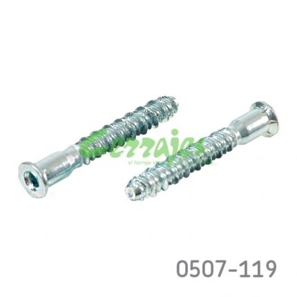 Tornillo conector hex sin punta 7 x 50 mm zincado