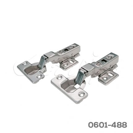 Bisagra enrasada Cerrajes "L'" Ø=35mm 110° cuello 15 48x6mm niquelada cierre suave con base clip