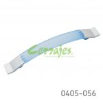Jaladera Plástico cc 128 mm L=180 mm 6057 P77 Azul Tornillo M4x25mm