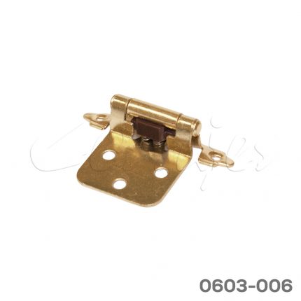 Bisagra para gabinete americano Cerrajes "Americana" latonada brillante auto-cierre