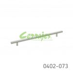 Jaladera Acero Inoxidable 304 cc 256 mm L=336 mm 4038 I14 cepillado Tornillo #8 - 32X1"