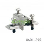 Base para bisagra FGV  "MXXX" taquete Ø=5mm niquelada H=4mm