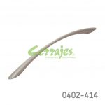 Jaladera Zamak cc 225 mm L=289 mm 4003 Z23 Niquel mate Tornillo M4x25mm