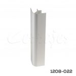 Conector esquina para zoclo aluminio 90° Cerrajes H=150mm Aluminio Anodizado mate