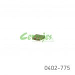 Botón Zamak cc 32 mm L=32 mm 4601 Z16 Latón antiguo Tornillo M4x25mm