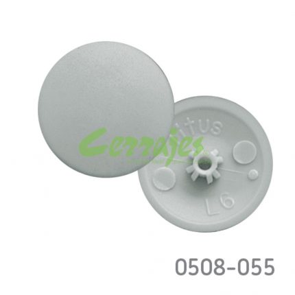 Cubierta para tornillo #8 y #10, diámetro 13 mm gris