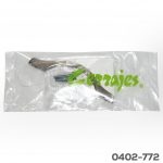 Jaladera Zamak cc 96 mm L=115 mm 4602 Z22 Niquel cepillado Tornillo M4x25mm - Image 3