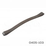 Jaladera Zamak cc 320 mm L=360 mm 4599 Z94 Gris noche Tornillo M4x25mm