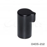 Botón Scope Zamak Ø=20 mm 4697 Z81 Negro Tornillo M4x23-25mm