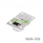 Bisagra con base IF "Kimana" Ø=26mm niquelada autocierre con cubierta y tornillos