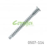 Tornillo conector Pozi sin punta 5 x 50 mm zincado