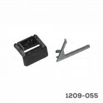 Bolsa de accesorios jaladera "Syma 32 Inglete" Champagne Inox Mate(2 cubiertas+2 clips+2 tornillos)