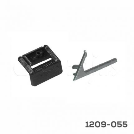 Bolsa de accesorios jaladera "Syma 32 Inglete" Champagne Inox Mate(2 cubiertas+2 clips+2 tornillos)