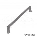 Jaladera Aluminio cc 160 mm L=170 mm 4726 A96 Grafito Tornillo M4x25mm