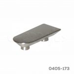 Jaladera Zamak cc 32 mm L=60 mm 4664 Z22 Niquel cepillado Tornillo M4x25mm