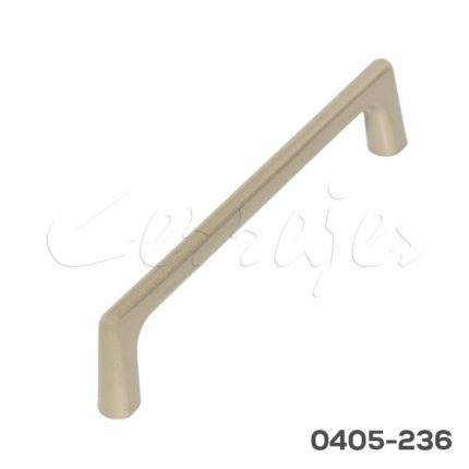 Jaladera Aluminio cc 128 mm L=138 mm 4725 A89 Gris perla Tornillo M4x25mm