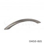 Jaladera Aluminio cc 128 mm L=155 mm 4701 A37 Niquel negro cepillado mate Tornillo M4x25mm