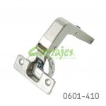 Bisagra Salice "Silentia" S700 Ø=35mm Cuello codo largo 48x6mm 110° H=13,5mm niquelada cierre suave