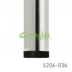 Pata para cama Cerrajes H=160mm Ø=60mm acero Cromado nivelador +25mm