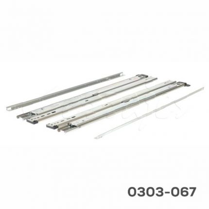 Corredera para cajón archivero KV 8505 H=96mm L=610mm Zincada sobre extensión