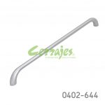 Jaladera Zamak cc 224 mm L=235 mm 4437 Z22 Niquel cepillado Tornillo M4x25mm