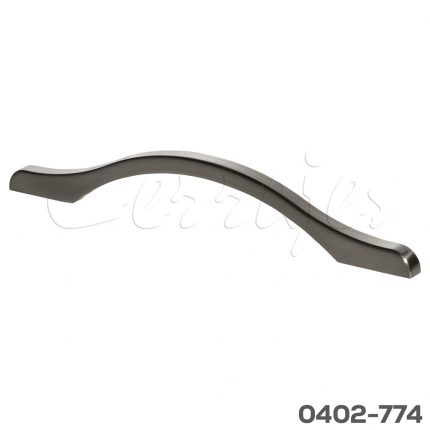 Jaladera Zamak cc 160 mm L=189 mm 4604 Z22 Niquel cepillado Tornillo M4x25mm