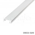 Perfil en PVC rígido 32x10 mm para tira LED (Máx: 12 W/m) L=3,0m