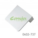 Jaladera Aluminio cc 32 mm L=64 mm 4488 A35 Anodizado natural mate Tornillo M4x25mm