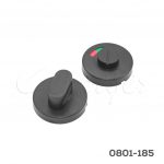 Indicador para baño negro mate