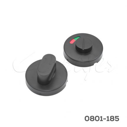 Indicador para baño negro mate