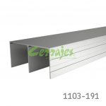 Riel superior Struttura L=3,60m Aluminio