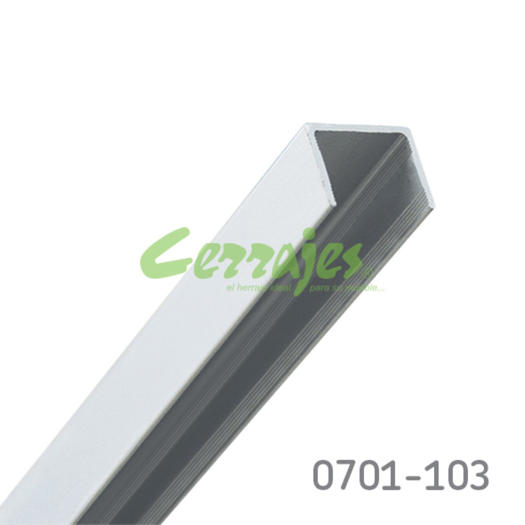 4C32DA7FC7D38330EB3D3FC84B35B04B.jpg Perfil embellecedor "Eleganzza" para 16 mm L=3,60m Aluminio anodizado natural mate - Image 1