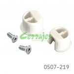 Unifix de inserción blanco d.20 mm h=13 mm