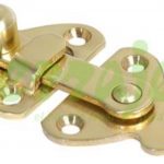 Pasador aldaba 100 mm largo laton brillante