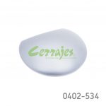 Botón Zamak L=32 mm 4314 Z09 Cromo mate