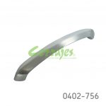 Jaladera Zamak cc 128 mm L=153 mm 4559 Z22 Niquel cepillado Tornillo M4x25mm