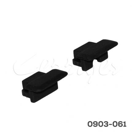 Cubierta negra para perfil 0903-060