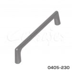 Jaladera Aluminio cc 128 mm L=138 mm 4725 A96 Grafito Tornillo M4x25mm