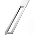 Jaladera Aluminio cc 320 mm L=400 mm 4579 Z22 Niquel cepillado Tornillo M4x23 - 25mm