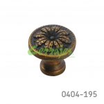 Botón Zamak Ø=18 mm 2078 Z17 Latón antiguo obscuro